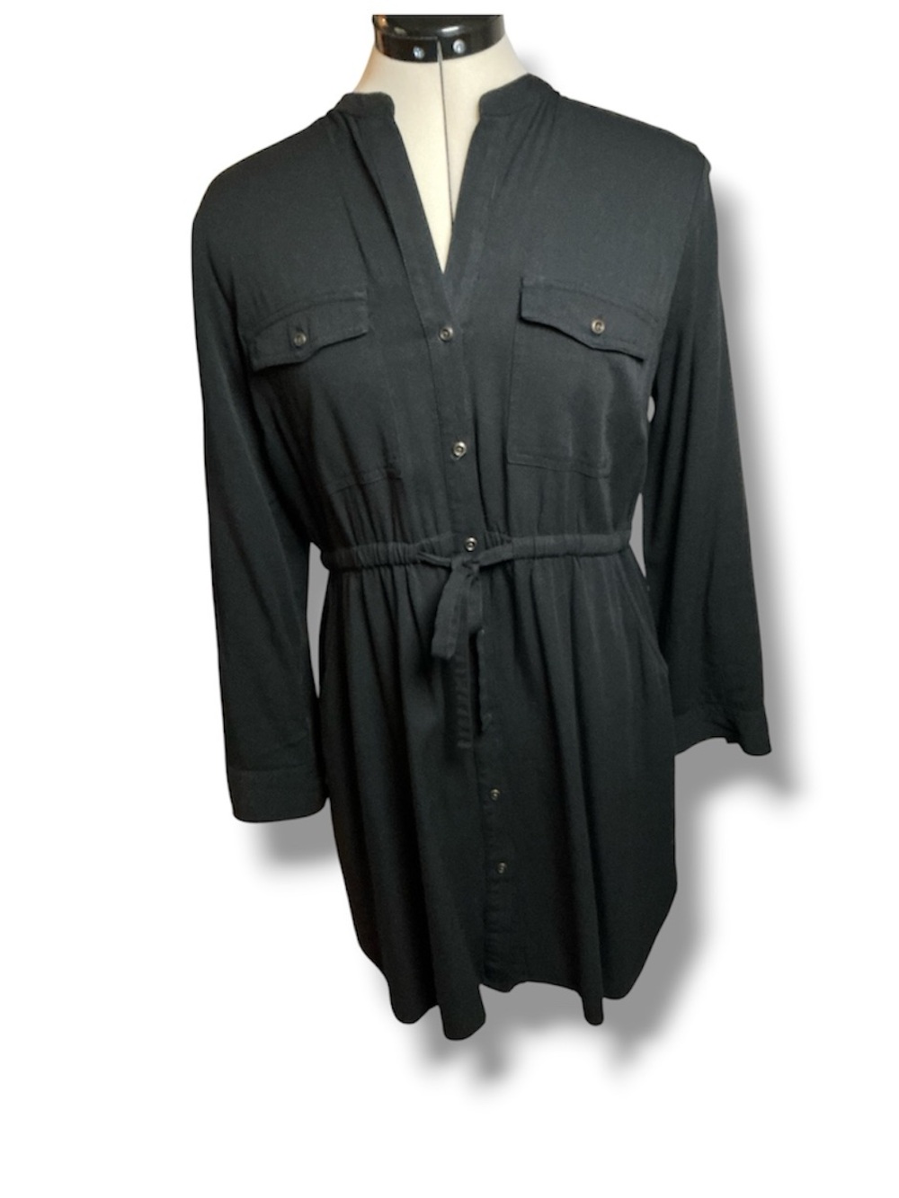 Old Navy black Shirt dress